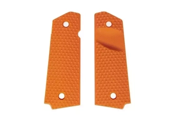 Diamond polymer grip panels for Colt 1911 - orange