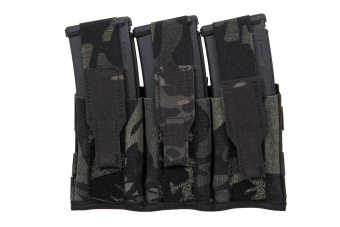 Cargador triple con solapa Wosport MC Negro