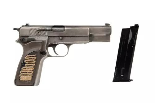 Replika pistoli Browning Hi Power MK III - Corpo Wars (Bezejmenný)