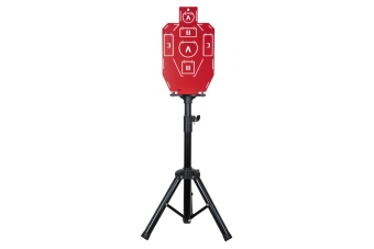 Specna Arms ABC trainingsdoel op statief Rood