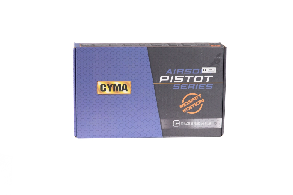 Electric Pistol Replica CM122S MOSFET Edition - Black (OUTLET)