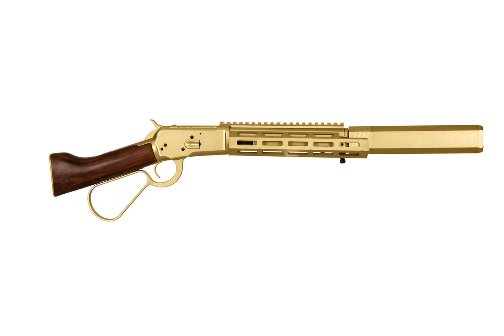Réplica de fusil 1873RS (madera auténtica) - oro