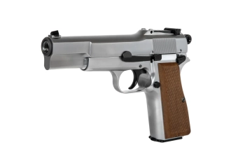 Browning Hi Power MK III Pistol Replica - Silver