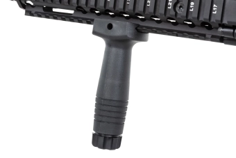 Specna Arms Daniel Defense® MK18 SA-P19 Prime™ Aster II ETU airsoft Carabina con motor brushless de un solo disparo Negro