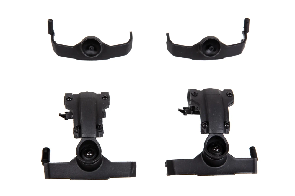 Adaptador de auriculares Comtac para raíles ARC (tipo AMP) - Negro