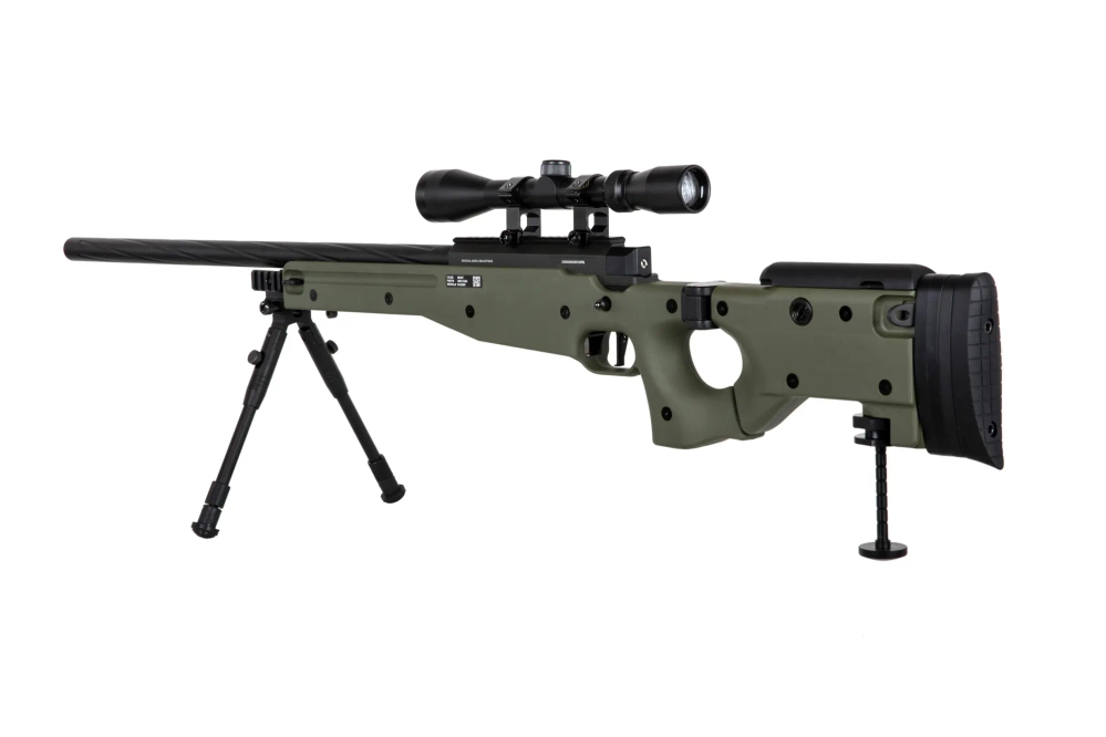 Réplique de sniper Specna Arms SA-S14 EDGE™ avec lunette et bipied Olive