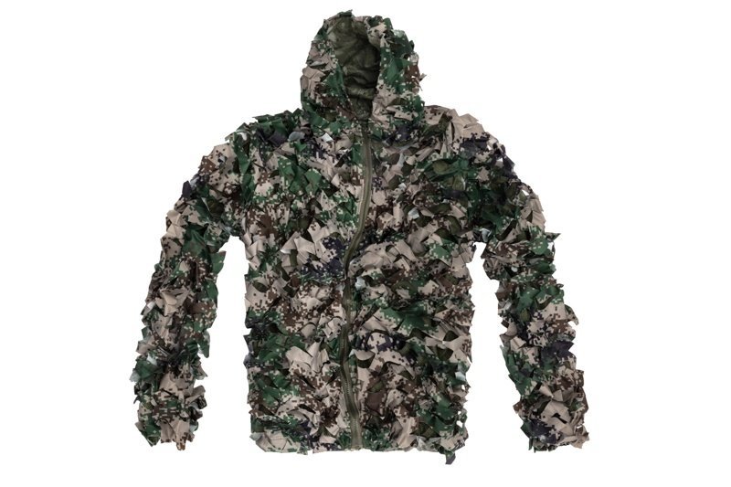 Maskovací oblek Ghillie Suit - digitální lesní krajina