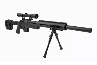 Francotirador de airsoft MB4410D - con mira y bípode
