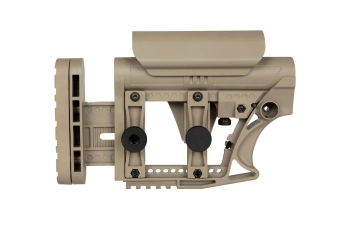 Crosse télescopique pour répliques type M4/M16 - terre noire