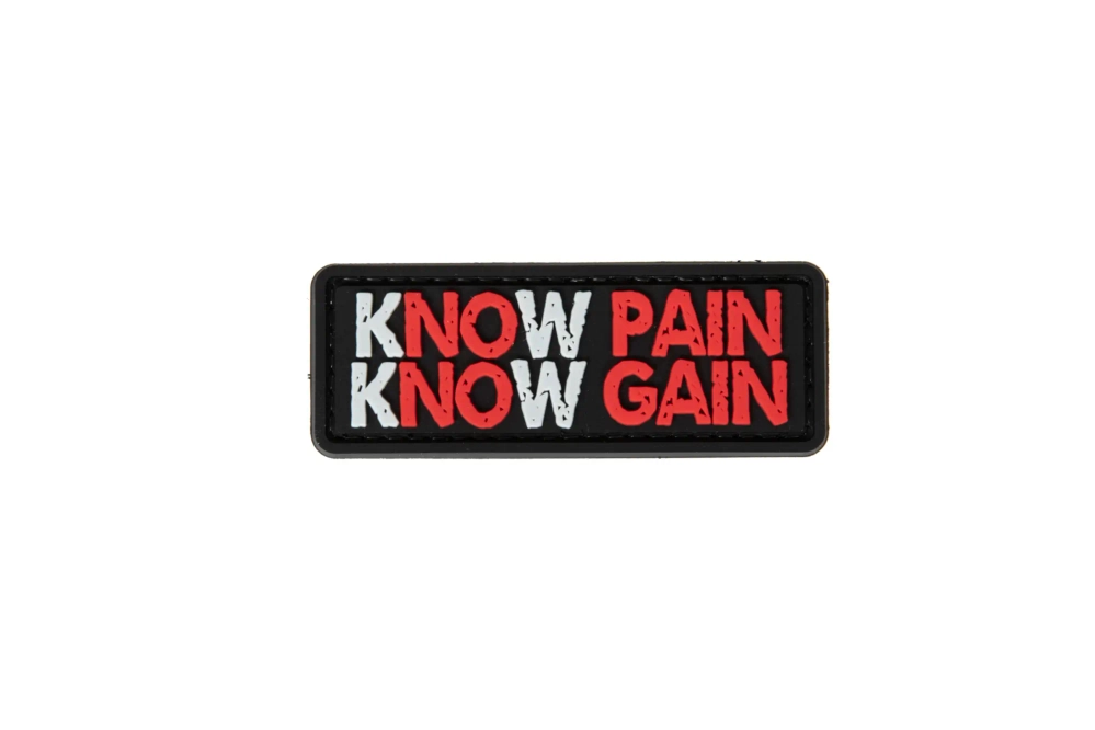 PVC Patch - kNOw Pain, kNOw Gain