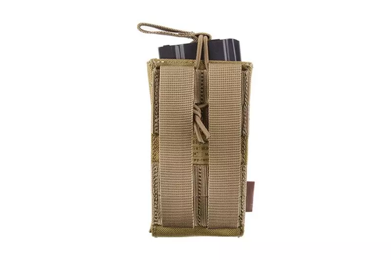 Open Top Shingle Pouch for M4/M16 + Pistol Magazine - Khaki