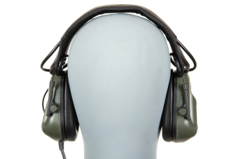 Taktická náhlavní souprava Wosport HD-08 Gen. 5 Olive