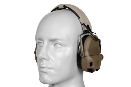 HD-17 Gen 6 tactische actieve hoofdtelefoon - Bruin