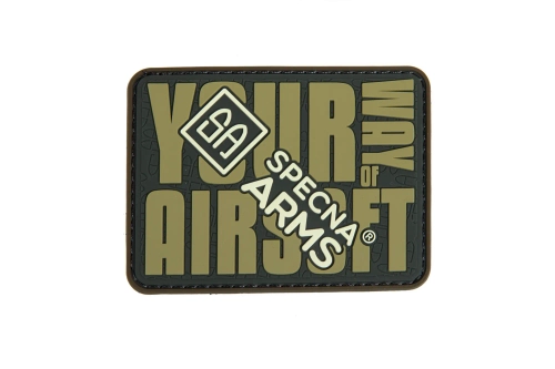 Specna Arms Uw manier van Airsoft patch Groen