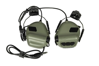M32H  Active noise reduction headset  for ARC rails - Olive