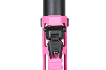 airsoft Specna Arms SA-FX02 FLEX™ HAL ETU Pistola subfusil rosa con dispositivo de descarga naranja