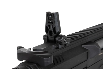 Subfusil airsoft Specna Arms SA-FX01 FLEX™ HAL ETU Half-Tan con dispositivo de descarga naranja