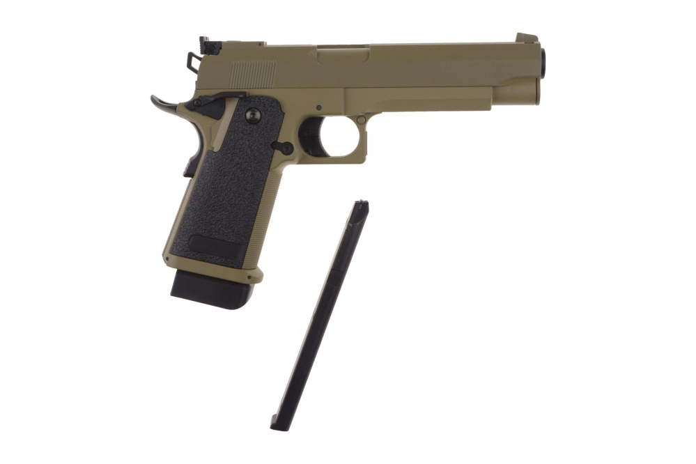 CM128 pistool replica - tan (Versie zonder batterij)