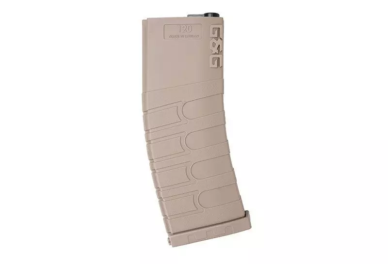 Zásobník mid-cap 120 kuliček pro zbraní typ M4/M16 - tan