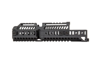 Długie łoże + nakładka rury gazowej RIS do replik AK