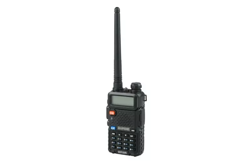 Baofeng UV-5R radio de mano de dos canales - batería corta (VHF / UHF)