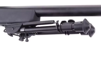 Réplique de fusil de précision SW-10 avec lunette et bipied (Upgraded) - noir  
