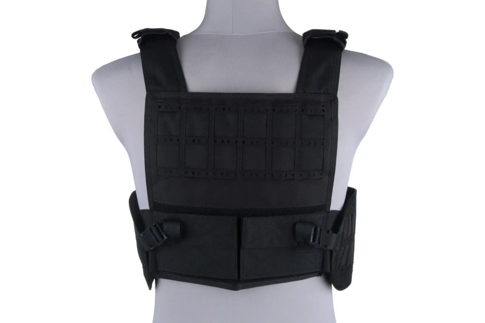 Light Laser-Cut Tactical Vest - Black