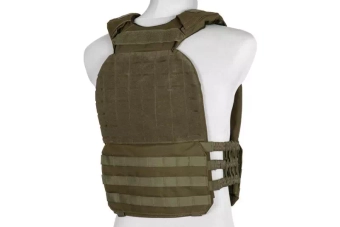 Chaleco tipo plate carrier mOLLE /corte láser - oliva
