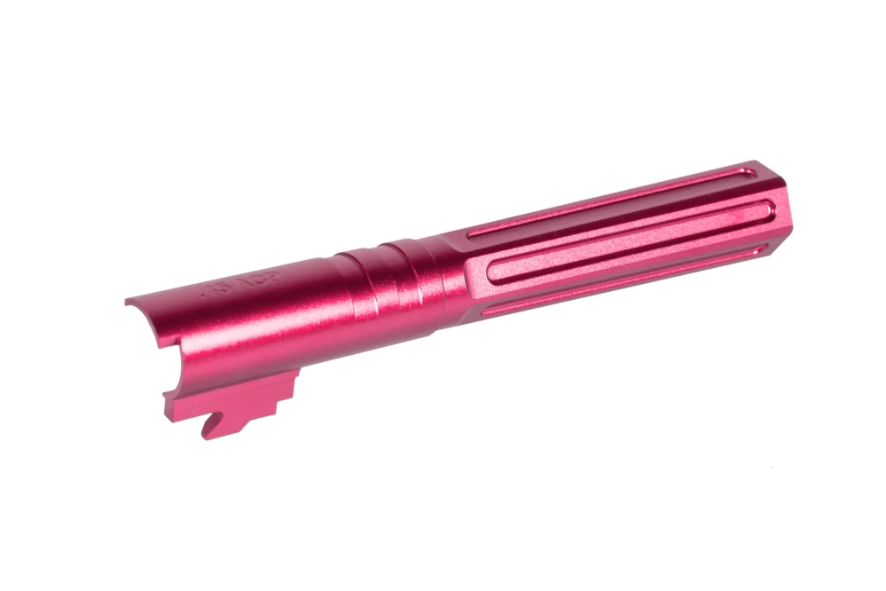 Aluminum outer barrel LA Capa Customs HEXCUT for TM Hi-Capa 5.1 replica Red
