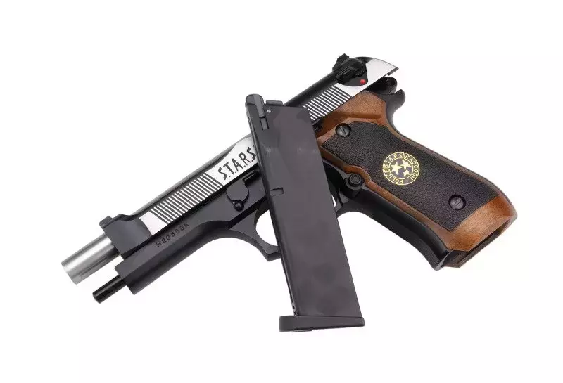 WE-2058 Réplique de pistolet BIOHAZARD - 2 tons