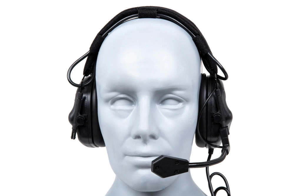 Taktyczne słuchawki Gen. 5 Wosport HD-20 Czarne