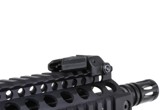 Specna Arms Daniel Defense® MK18 SA-P26 Prime™ Aster II ETU airsoft Carbine with Single Fire Only Brushless Motor Black