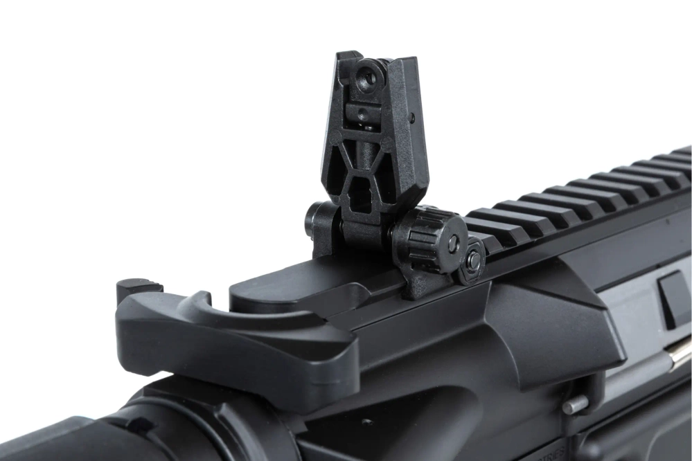 Specna Arms RRA SA-E24 HAL ETU™ airsoft Carbine Black s oranžovým vypouštěcím zařízením