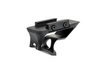 Aluminum CNC RIS Angled Forward Grip - Black