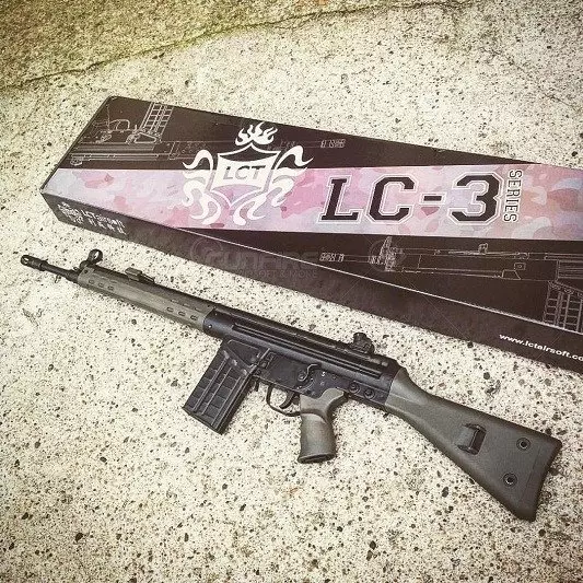 Réplique électrique d’un fusil LC-3A3-S – Vert 