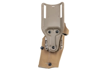 Pouzdro Wosport GB-87 s adaptérem a flipperem (levoruká verze) Tan