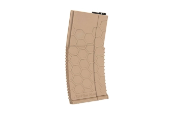 Polimerowy magazynek mid-cap HX 120 kulek do replik M4/M16 - tan