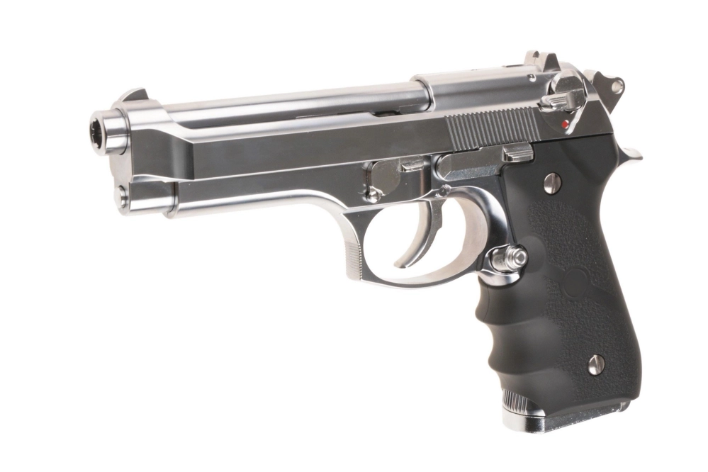 Replika pistoletu M92F - Chrome Stainless