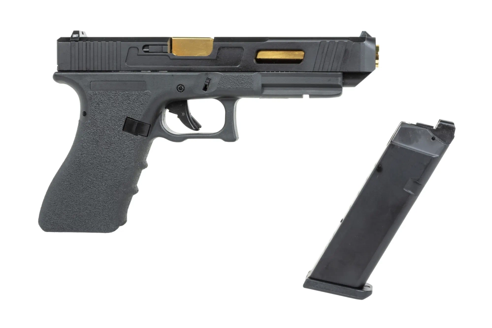 East Crane EC-1203 ASG pistool Zwart en goud