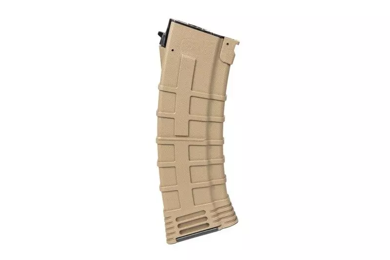 Chargeur Hi-cap 500 balles pour répliques AK - Tan
