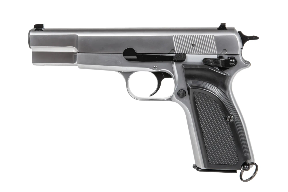 WE Pistolet Browning Hi Power MK III airsoft - Argent