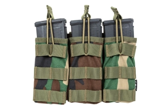 Drievoudige open lader voor M4/M16-magazijnen Specna Arms Tactical Woodland