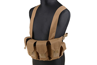 Kamizelka taktyczna typu Chest Rig - tan