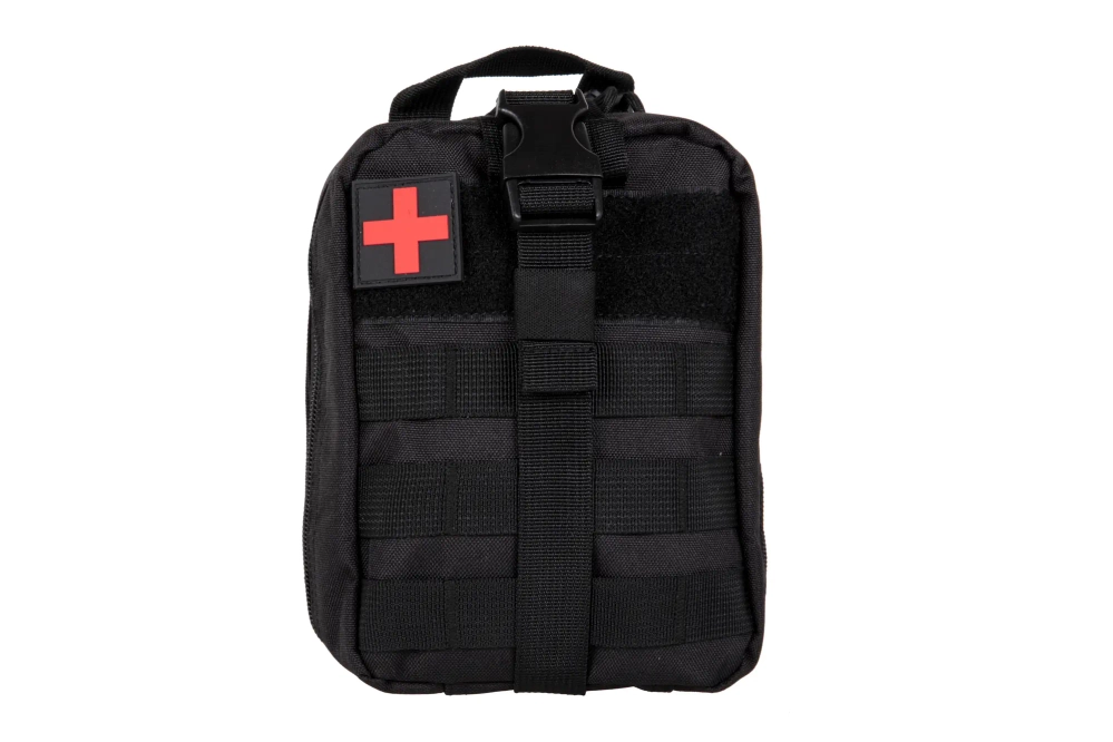 Large tear-off first aid kit - Black