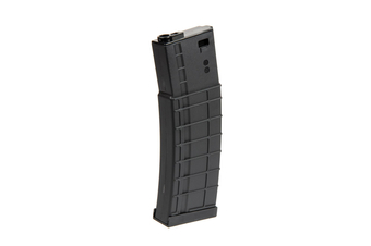 Long chargeur mid-cap 200 billes pour répliques M4/M16 - noir