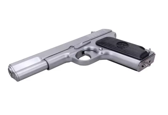 Réplique de pistolet à gaz SR-33 - argent 