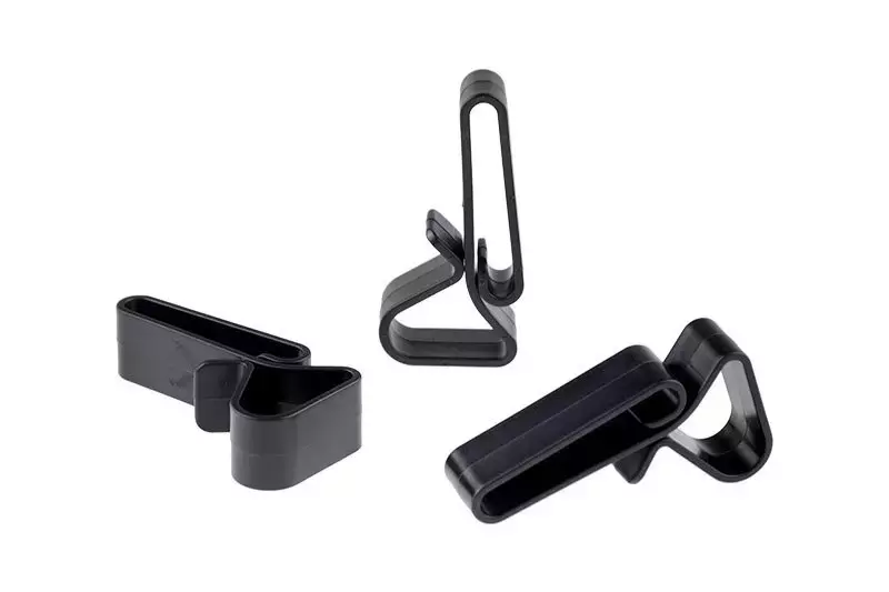 Sada 3 univerzálních přezek - černá