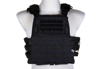 PRIMAL GEAR Chaleco Táctico Porta Placas Trias Negro