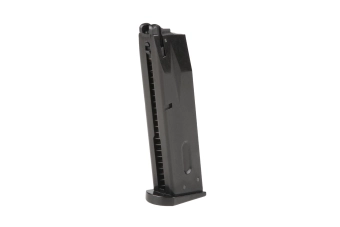 Magazynek gazowy low-cap 25 kulek do replik WE M9/M92F - czarny