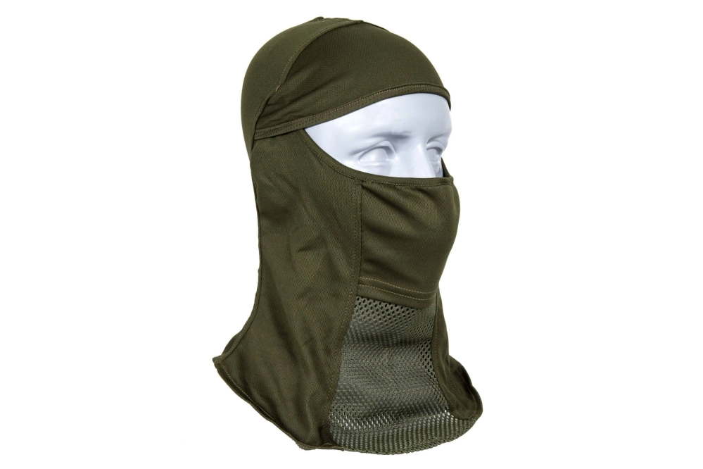 Cagoule légère avec protecteur facial - Ranger Green